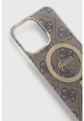 Guess Кейс за телефон iPhone 14 Pro Max 6.7" в бежово - Pepit.bg