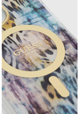 Guess Кейс за телефон iPhone 14 Pro Max 6.7" в синьо - Pepit.bg