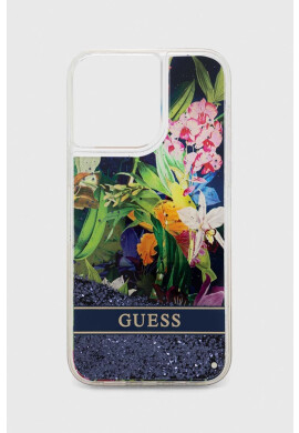 Guess Кейс за телефон iPhone 14 Pro Max 67'' в синьо - Pepit.bg
