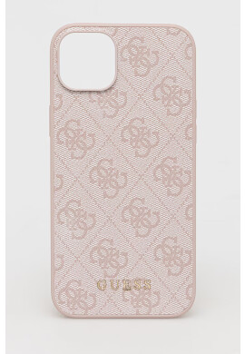 Guess Кейс за телефон Iphone 14 Plus 67" в розово - Pepit.bg