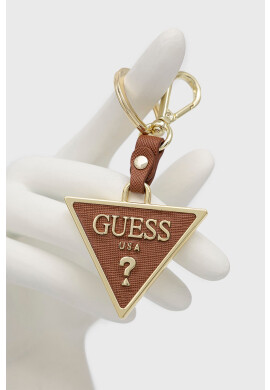 Guess Ключодържател в кафяво - Pepit.bg