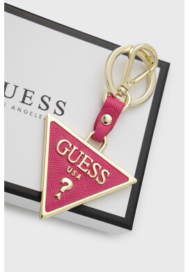 Guess Ключодържател в розово - Pepit.bg