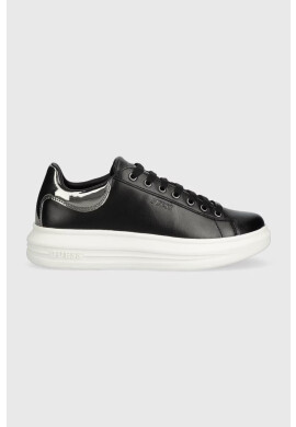 Guess Кожени маратонки FL7VIB LEA12 в черно VIBO - Pepit.bg