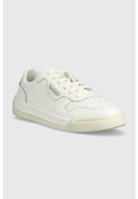 Guess Кожени маратонки STRAVE VINTAGE в бяло FM6SVI LEA12 - Pepit.bg