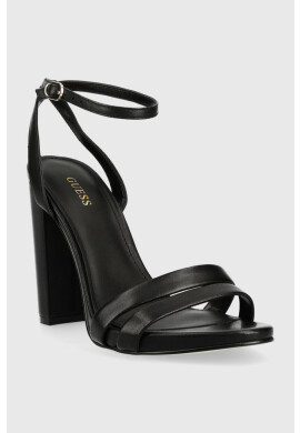 Guess Кожени сандали FYNLEE в черно FL6FYN LEA03 - Pepit.bg