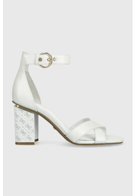Guess Кожени сандали YANCY в бяло FL6YAN LEA03 - Pepit.bg