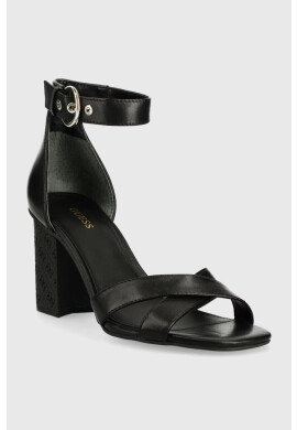 Guess Кожени сандали YANCY в черно FL6YAN LEA03 - Pepit.bg