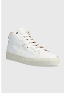 Guess Маратонки Ravenna Mid в бяло - Pepit.bg
