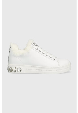 Guess Маратонки Rivet5 в бяло - Pepit.bg