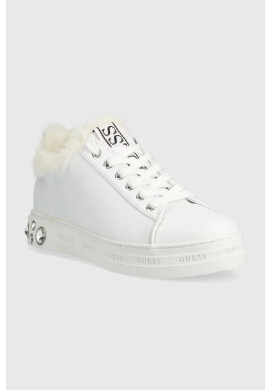 Guess Маратонки Rivet5 в бяло - Pepit.bg
