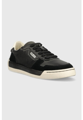 Guess Маратонки Strave Vintage в черно FM5STV LEA12 BLACK - Pepit.bg