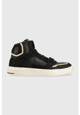 Guess Маратонки Verona Basket Mid в черно - Pepit.bg