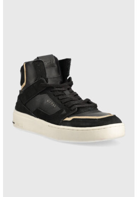 Guess Маратонки Verona Basket Mid в черно - Pepit.bg