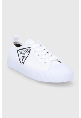 Guess Ниски кецове дамски в бяло - Pepit.bg
