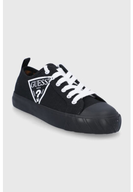 Guess Ниски кецове дамски в черно - Pepit.bg