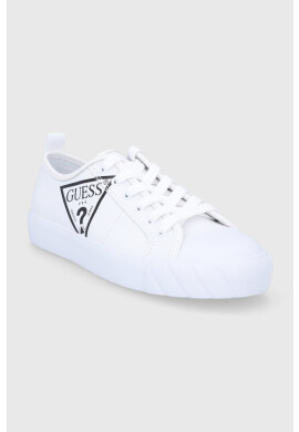 Guess Ниски кецове в бяло - Pepit.bg