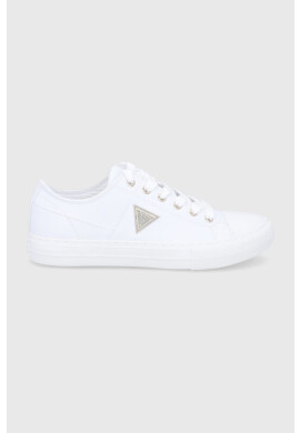 Guess Ниски кецове Pranze дамски в жълто - Pepit.bg