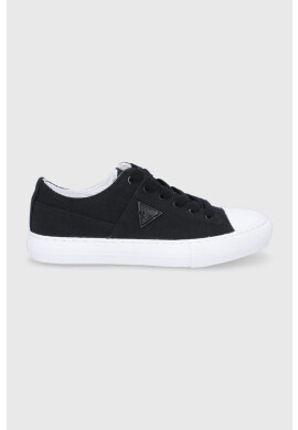 Guess Ниски кецове Pranze дамски в черно - Pepit.bg