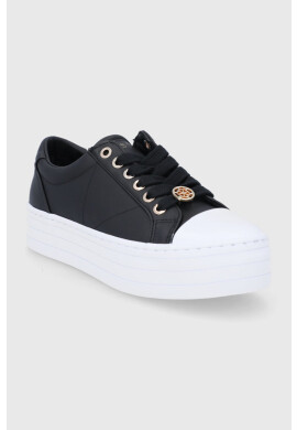 Guess Ниски кецове в черно - Pepit.bg