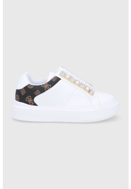 Guess Обувки в бяло с платформа - Pepit.bg