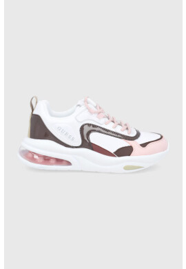Guess Обувки в бяло с платформа - Pepit.bg