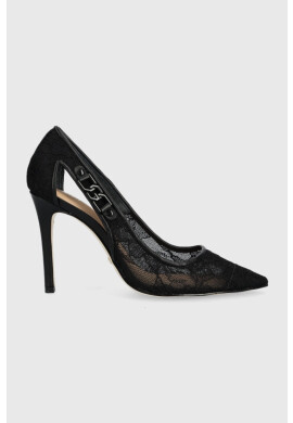 Guess Обувки с висок ток Gabbi2 в черно FL5G2B LAC08 BLACK - Pepit.bg