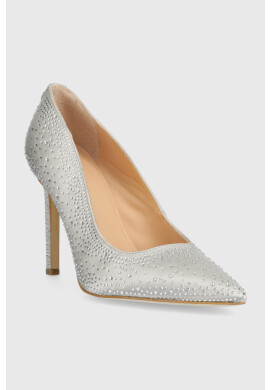 Guess Обувки с висок ток Silks в сребристо FL5SLK SAT08 SILVE - Pepit.bg