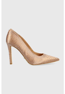 Guess Обувки с висок ток Silks в бежово FL5SLK SAT08 NUDE - Pepit.bg
