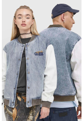 Guess Originals Яке бомбър в синьо с преходна изолация - Pepit.bg