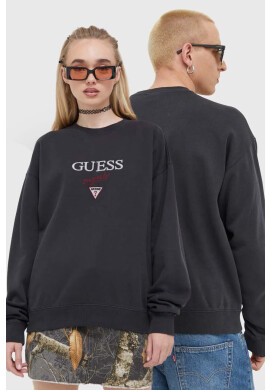 Guess Originals Суичър Go Baker в черно с апликация - Pepit.bg
