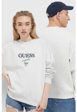 Guess Originals Суичър Go Baker в сиво с апликация - Pepit.bg