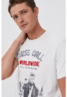 Guess Памучна тениска - Pepit.bg