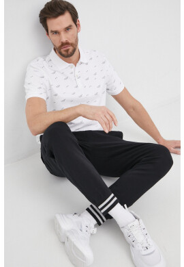 Guess Панталон мъжки в черно с изчистен дизайн - Pepit.bg