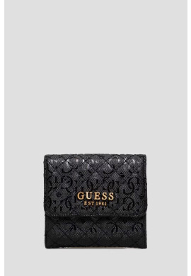 Guess Портфейл дамски в жълто - Pepit.bg