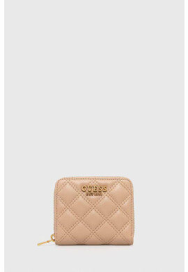 Guess Портфейл дамски в бежово - Pepit.bg