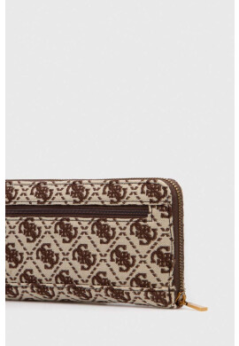 Guess Портфейл дамски в кафяво - Pepit.bg
