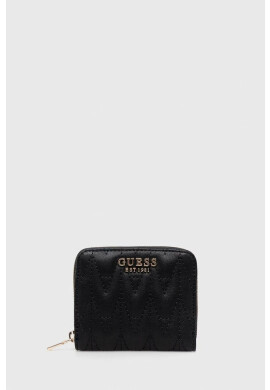 Guess Портфейл дамски в черно - Pepit.bg