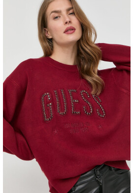 Guess Пуловер дамски в бежово от лека материя - Pepit.bg