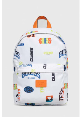 Guess Раница в бяло голям размер с десен - Pepit.bg