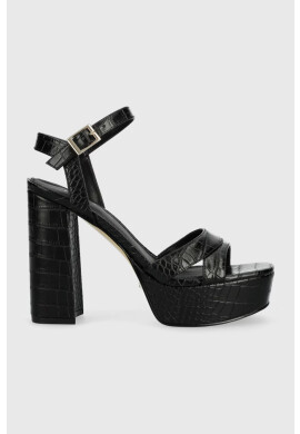 Guess Сандали ZELINA в черно FL6ZLI PEL03 - Pepit.bg