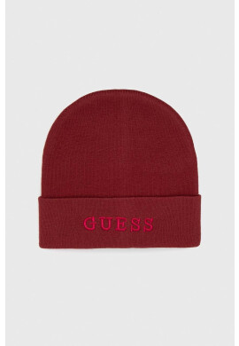 Guess Шапка в бордо - Pepit.bg
