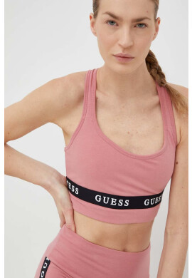 Guess Спортен сутиен в розово - Pepit.bg