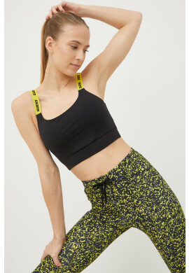 Guess Спортен сутиен в черно с десен - Pepit.bg