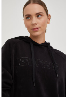 Guess Суичър в черно с апликация - Pepit.bg