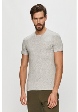 Guess Тениска в сиво с изчистен дизайн - Pepit.bg