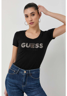 Guess Тениска в черно - Pepit.bg