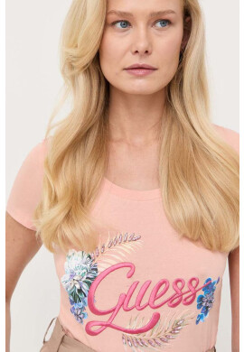 Guess Тениска в оранжево - Pepit.bg