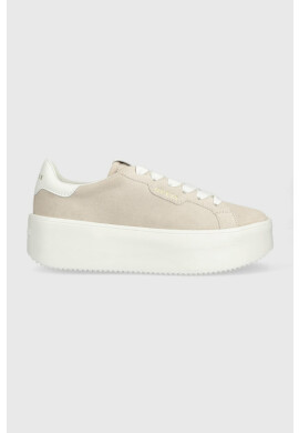 Guess Велурени маратонки MARILYN в бежово FL6MRI SUE12 - Pepit.bg