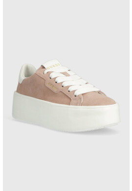 Guess Велурени маратонки MARILYN в розово FL6MRI SUE12 - Pepit.bg