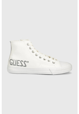 Guess Високи кецове Ederle в бяло - Pepit.bg